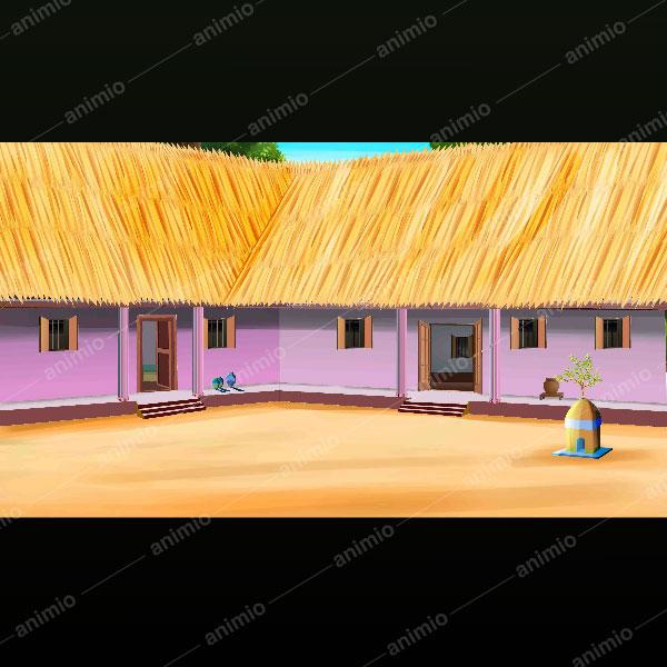2d village house PSD