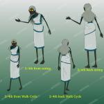 2D Witch vector Character | Fully Rigged Adobe Animate CC | Ready-to-Use Cartoon Animation Asset